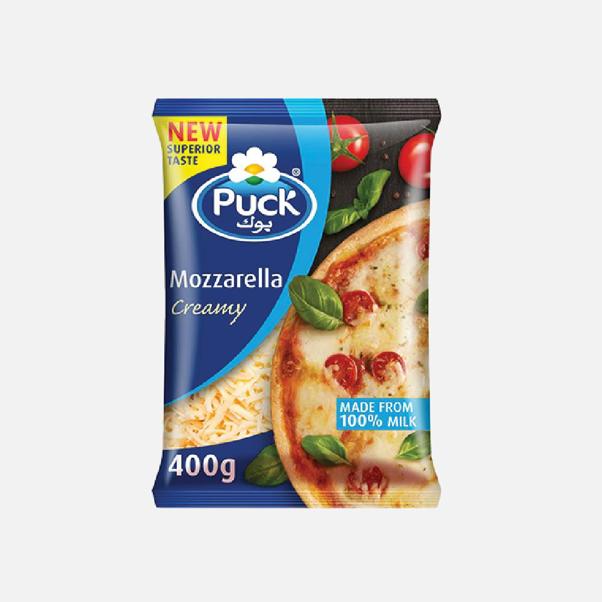 Puck Shredded Creamy Mozzarella Cheese