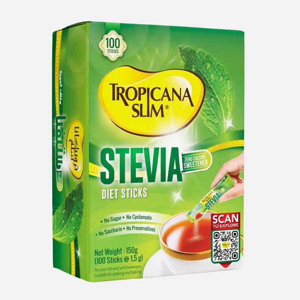 Tropicana Slim Sweetener Stevia Diet Sticks