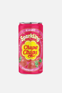 Chupa Chups Sparkling Strawberry Flavoured Carbonated Drink