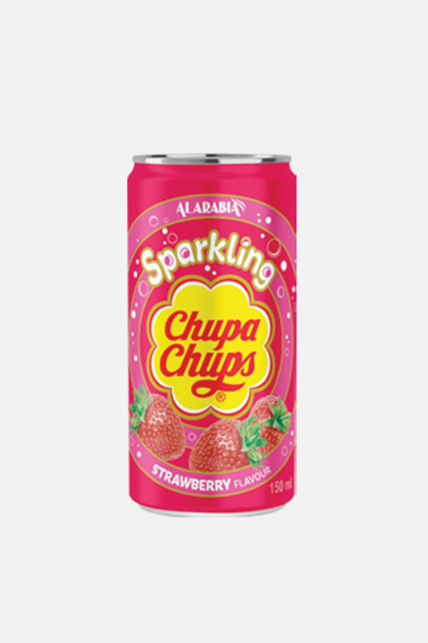 Chupa Chups Sparkling Strawberry Flavoured Carbonated Drink